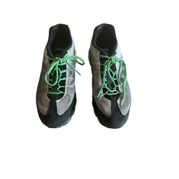 Nike Air Max 95 Dynamic Flywire Poison Green Men's Size 10.5 Y2K Gray Green